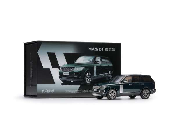 Pre-Order – 2020 Range Rover, green 1:64 Massdi Model (MAS-LR1006) – ETA. October 2026