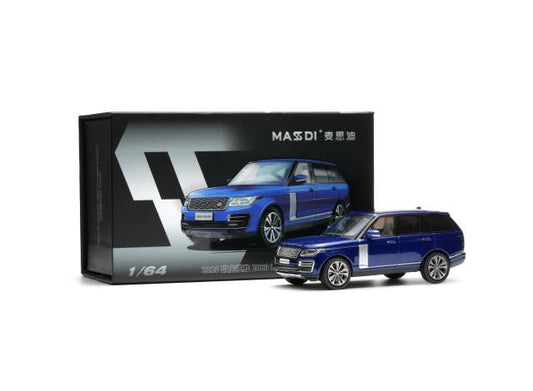 Pre-Order – 2020 Range Rover, silver blue 1:64 Massdi Model (MAS-LR1007) – ETA. October 2026