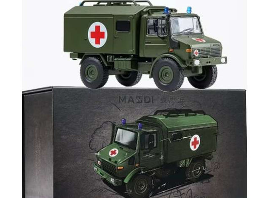 Pre-Order – U1300L Military ambulance, NATO Green 1:64 Massdi Model (MAS-TJ1027) – ETA. October 2026