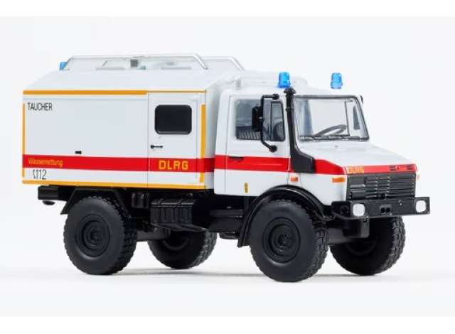 Pre-Order – U1300L DLRG Water Rescue Ambulance, white/red 1:64 Massdi Model (MAS-TJ1029) – ETA. October 2026