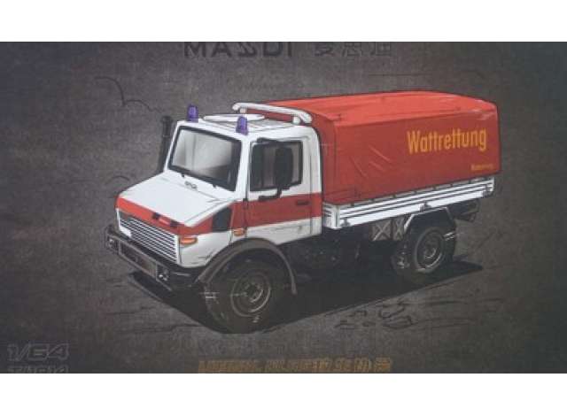 Pre-Order – U1300L DLRG Lifesaving Association, white/red 1:64 Massdi Model (MAS-TJ1014) – ETA. October 2026