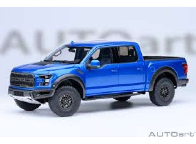 2019 Ford F-150 Raptor Supercrew, Velocity blue 1:18 AutoArt Model