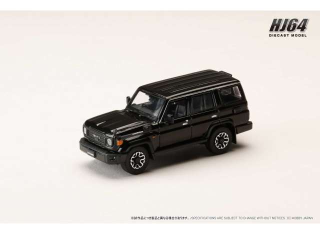 Pre-Order – Toyota Land Cruiser 70 (GDJ76W), attitude black mica 1:64 Hobby Japan Model (HJ641090ABK) – ETA. October/November 2026