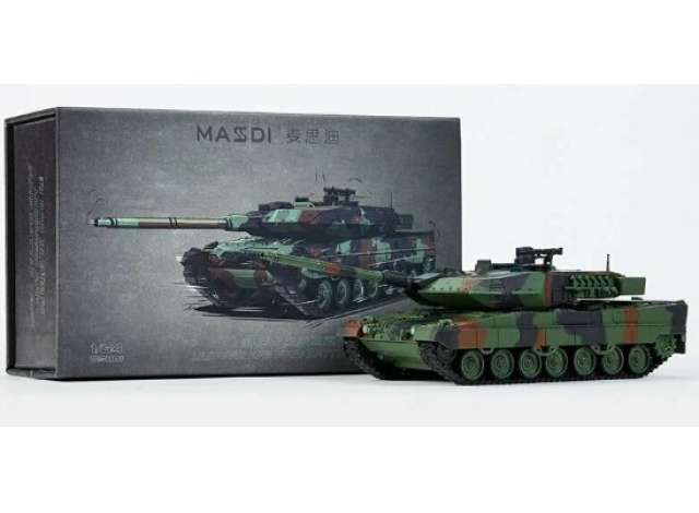 Pre-Order – Leopard 2 A6, NATO Tricolor camouflage 1:64 Massdi Model (MAS-MS1101) – ETA. October 2026