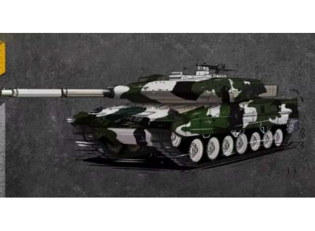 Pre-Order – Leopard 2 A6, winter camouflage 1:64 Massdi Model (MAS-MS1400) – ETA. October 2026