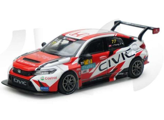 Pre-Order – 2023 Honda Civic Type R FL5 TCR #77 J. Yooung Dongfeng, various 1:64 KILOWorks Model (KLW0032-5) – ETA. October/November 2026