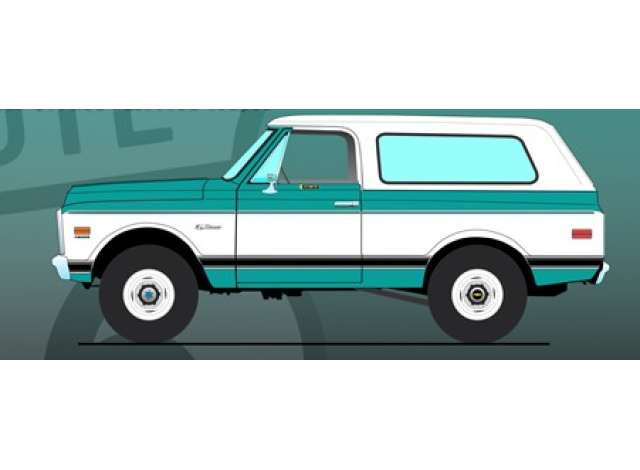 Pre-Order – 1972 Chevrolet Blazer K/5 CST, medium green 1:18 Acme Diecast Model (acme1807717R66) – ETA. October/November 2026