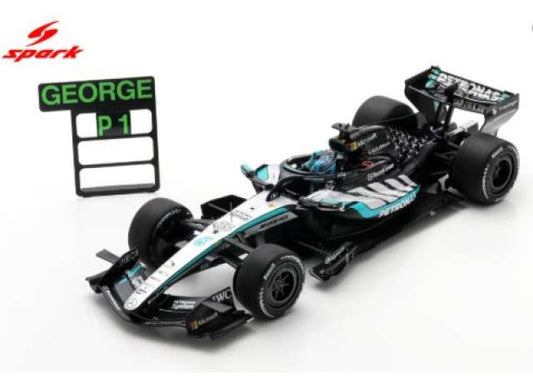 Pre-Order – 2026 Mercedes-Benz W17 #63 George Russell Mercedes-AMG PETRONAS Formula One Team Winner Australian GP, black/silver 1:18 Spark Model (spa18S1269) – ETA. December 2026