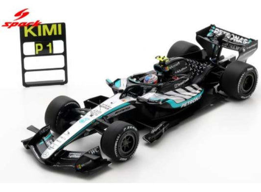 2026 Mercedes-Benz W17 #12 Kimi Antonelli Mercedes-AMG PETRONAS Formula One Team Winner Chinese GP, black/silver 1:18 Spark Model