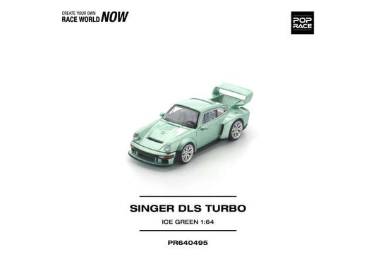 Pre-Order – Singer DLS Turbo, ice green 1:64 Pop Race Limited Model (PR640495) – ETA. October/November 2026