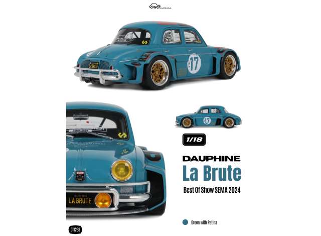 Pre-Order – 2024 Dauphine La Brute *Resin series* Best of show, blue 1:18 OttOmobile Miniatures Model (OT1268) – ETA. January 2027