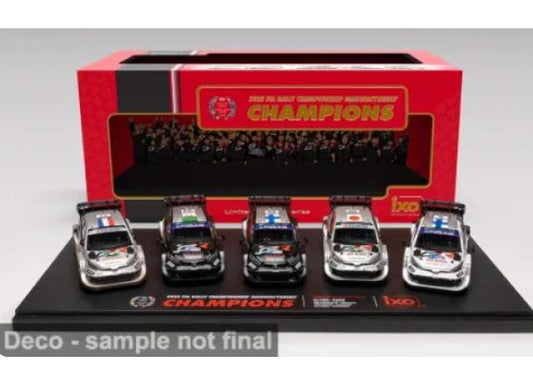 Pre-Order – 2025 Toyota GR Yaris Rally1, Rally Saudi Arabia set of 5, various 1:43 IXO Models Model (ixoram1014SET5) – ETA. July/August 2026