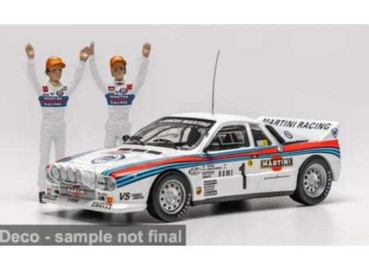 Pre-Order – 1983 Lancia 037 Rally Evo #1 W.Röhrl/C.Geistdörfer Rally Monte Carlo, white/blue/red 1:43 IXO Models Model (ixoSPRM002-83) – ETA. July/August 2026