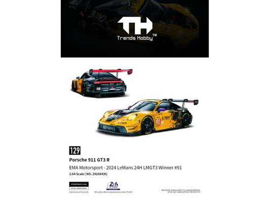 2024 Porsche 911 GT3 R #91 LeMans 24H, various 1:64 Trends Hobby Model (TH241084K) – ETA. February/March 2027