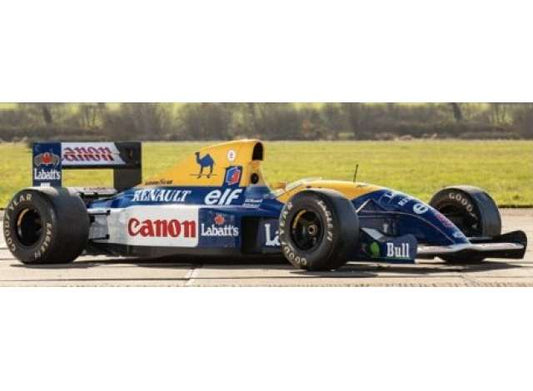 Pre-Order – 1992 Williams FW 14B Migal Mansell, blue/orange 1:43 Bburago Model (bura38603) – ETA. January/February 2027