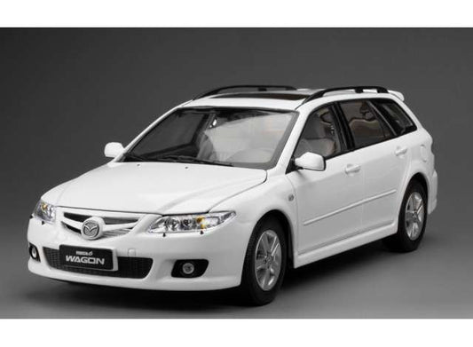 Pre-Order – Mazda 6 Wagon, glazier white 1:18 SunStar Model (sun5881) – ETA. October 2026