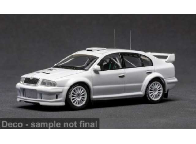 Pre-Order – 2001 Skoda Octavia WRC, white 1:43 IXO Models Model (ixoCLC682) – ETA. July/August 2026