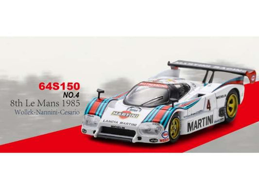 Pre-Order – 1985 Lancia LC2 #4 Wollek/Nannini/Cesario 8th Le Mans, white/blue/red 1:64 Spark Model (spa64S150) – ETA. November 2026