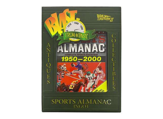 Pre-Order – Back to the Future Limited Edition Sport Almanac Ingot 1:0 Fanattik Model (fanUV-BF210) – ETA. October/November 2026