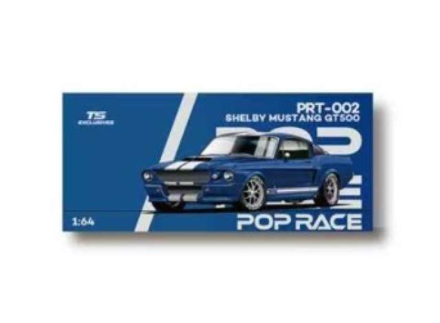 Pre-Order – Shelby Mustang GT500 Tokyo Station Exclusives Blue with White Stripes (PRT002) 1:64 Pop Race Model Car (PRT002) Stocks Due Aug / Sept 2026