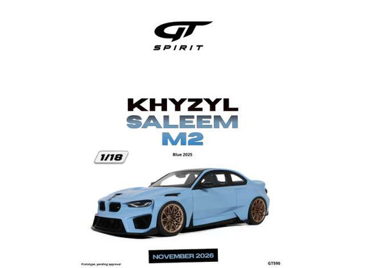 Pre-Order – 2025 Khyzyl Saleem M2 *Resin serie*, blue 1:18 GT Spirit Model (GT590) – ETA. February 2027