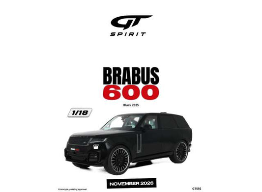 Pre-Order – 2025 Brabus 600 *Resin serie*, black 1:18 GT Spirit Model (GT592) – ETA. February 2027