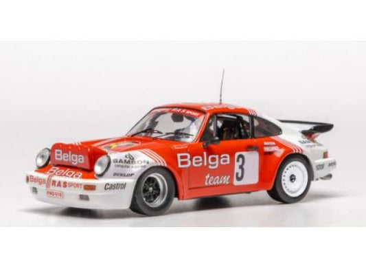 Pre-Order – 1985 Porsche 911 SC/RS #3 R.Droogmans/R.Joosten Circuit des Ardennes, red/white 1:43 IXO Models Model (ixoRAC458) – ETA. July/August 2026
