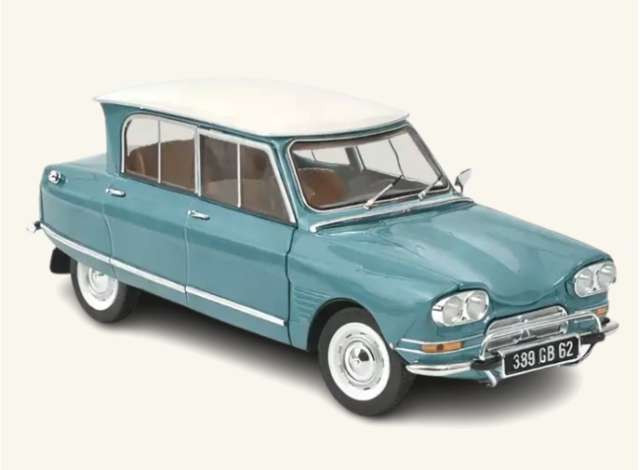 Pre-Order – 1968 Citroën Ami 6 Club, week end blue 1:18 Norev Model (nor181604) – ETA. February 2027