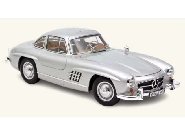 Pre-Order – 1954 Mercedes Benz 300 SL, silver 1:18 Norev Model (nor183857) – ETA. February 2027