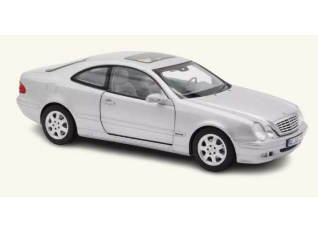 Pre-Order – 2000 Mercedes-Benz CLK-Class, brillant silver 1:18 Norev Model (nor183335) – ETA. November 2026