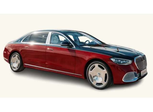 Pre-Order – 2021 Mercedes-Maybach S 680 4MATIC, Nautical Blue/Patagonia Red 1:18 Norev Model (nor183919) Stocks Due March 2027