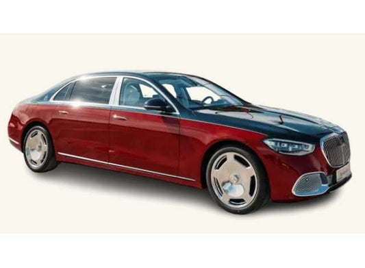 Pre-Order – 2021 Mercedes-Maybach S 680 4MATIC, Nautical Blue/Patagonia Red 1:18 Norev Model (nor183919) Stocks Due March 2027