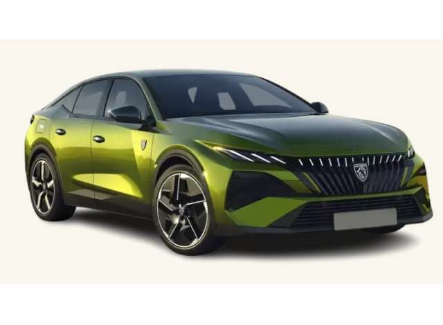 Pre-Order – 2026 Peugeot 408 GT Hybrid, green flare 1:43 Norev Model (nor474813) – ETA. January 2027