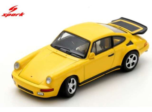 Pre-Order – 1987 RUF CTR Prototype Nürburgring (with special base), yellow 1:64 Spark Model (spa64S158) – ETA. December 2026