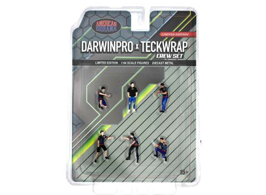 Pre-Order – DarwinPro x Teckwrap Crew set 1:64 American Diorama Model (AD-2451) – ETA. October/November 2026