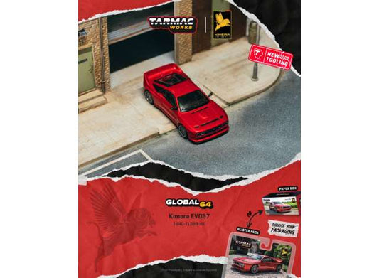 Pre-Order – 2021 Kimera EVO37, red 1:64 Tarmac Model (TC-T64G-TL089-RE) – ETA. January 2027