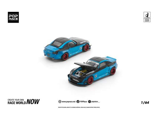 Pre-Order – Pandem S2000, metallic blue 1:64 Pop Race Limited Model (PR640524) – ETA. January/February 2027