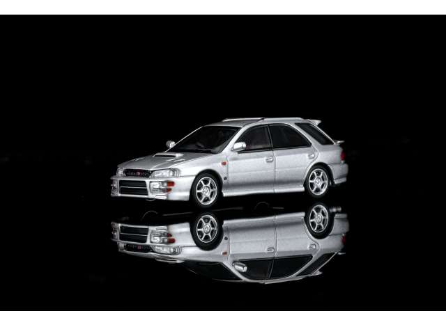 Pre-Order – Subaru lmpreza Wagon WRX STi Version VI, arctic silver metallic 1:64 Motorhelix Model (MH67103) – ETA. January/February 2027