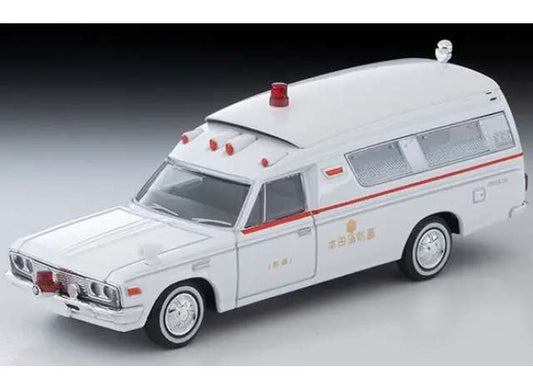 Pre-Order – Toyota Ambulance FS55V, white/red 1:64 Tomica Limited Vintage Model (TLV-216b) – ETA. January/February 2027