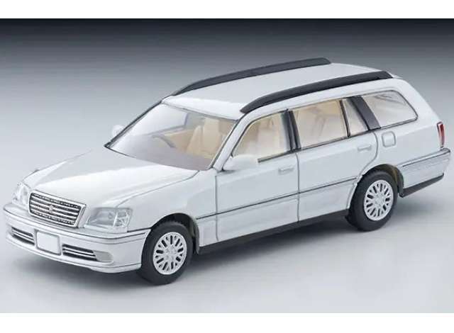 Pre-Order – 2000 Toyota Crown Estate Royal Saloon, white/silver 1:64 Tomica Limited Vintage Model (TLV-N378a) – ETA. October/November 2026