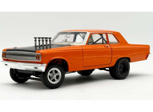 Pre-Order – 1965 Dodge Coronet AWB *Go Man Go!*, orange 1:18 Acme Diecast Model (acme1806514) – ETA. October/November 2026