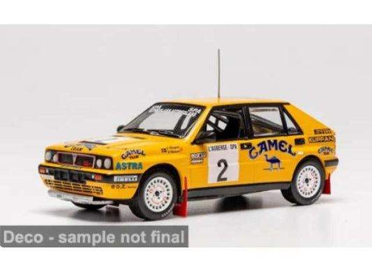 Pre-Order – 1989 Lancia Delta Integrale 16V #2 S.Blomqvist/B.Melander Boucles de Spa, orange 1:43 IXO Models Model (ixoRAC473SB-010SP) – ETA. July/August 2026