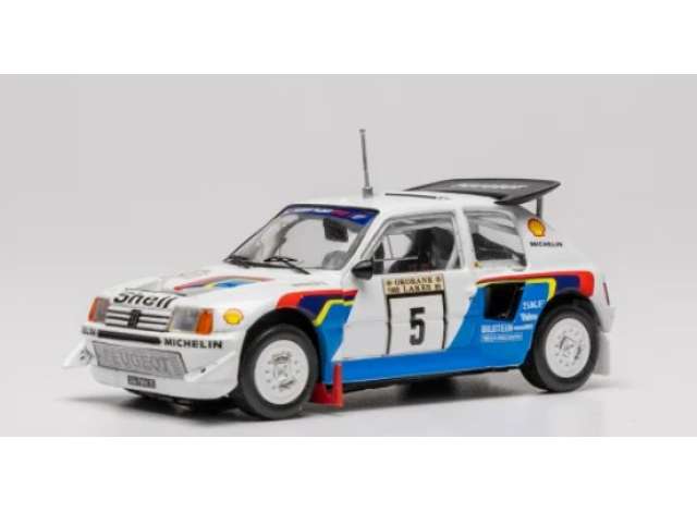 Pre-Order – 1986 Peugeot 205 Turbo 16V Evo 2 #6 S.Blomqvist/B.Berglund 1000 Lakes Rally, various 1:43 IXO Models Model (ixoRAC468SB-005SP) – ETA. October/November 2026