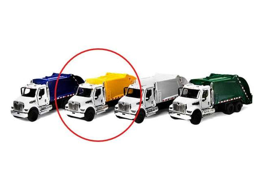 Pre-Order – Western Star 47X (Waste Truck), yellow in window box 1:66 Kinsmart Model (KT11002Wy) – ETA. December 2026