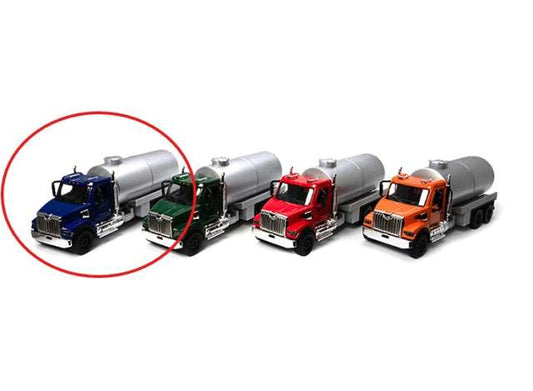 Pre-Order – Western Star 47X (Fuel Truck), blue in window box 1:66 Kinsmart Model (KT11004Wb) – ETA. December 2026