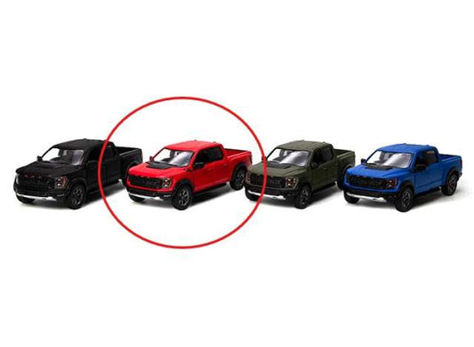 Pre-Order – 2022 Ford F-150 Raptor, matte red 1:36 Kinsmart Model (KT5436WMr) – ETA. December 2026