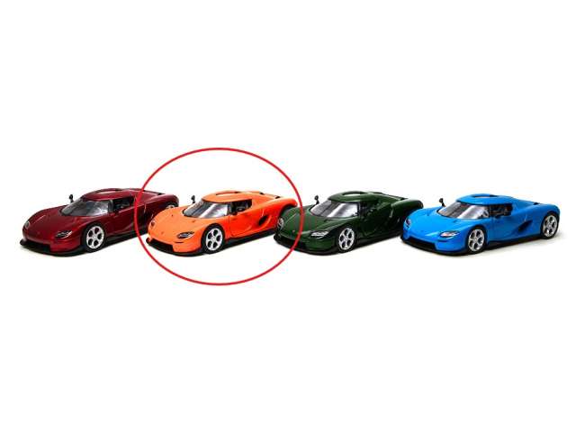 Pre-Order – Koenigsegg CC850, orange 1:34 Kinsmart Model (KT5485Wo) – ETA. December 2026
