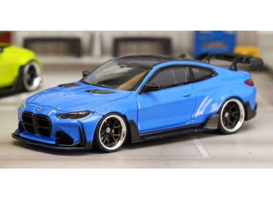 Pre-Order – Custom G82 M4 with perforated hood, blue 1:64 Street Weapon Model (STW287) – ETA. January/February 2027