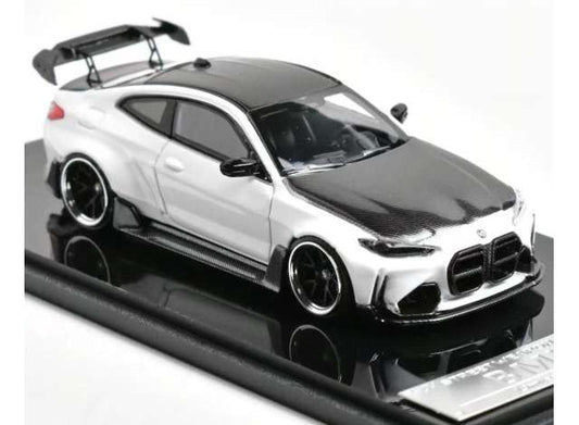 Pre-Order – Custom G82 M4 with carbon hood, white 1:64 Street Weapon Model (STW293) – ETA. January/February 2027
