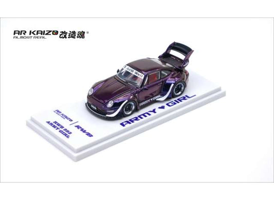 Pre-Order – RWB 930 *Army Girl*, purple 1:64 Almost Real Model (ALM6K0000201) – ETA. January/February 2027